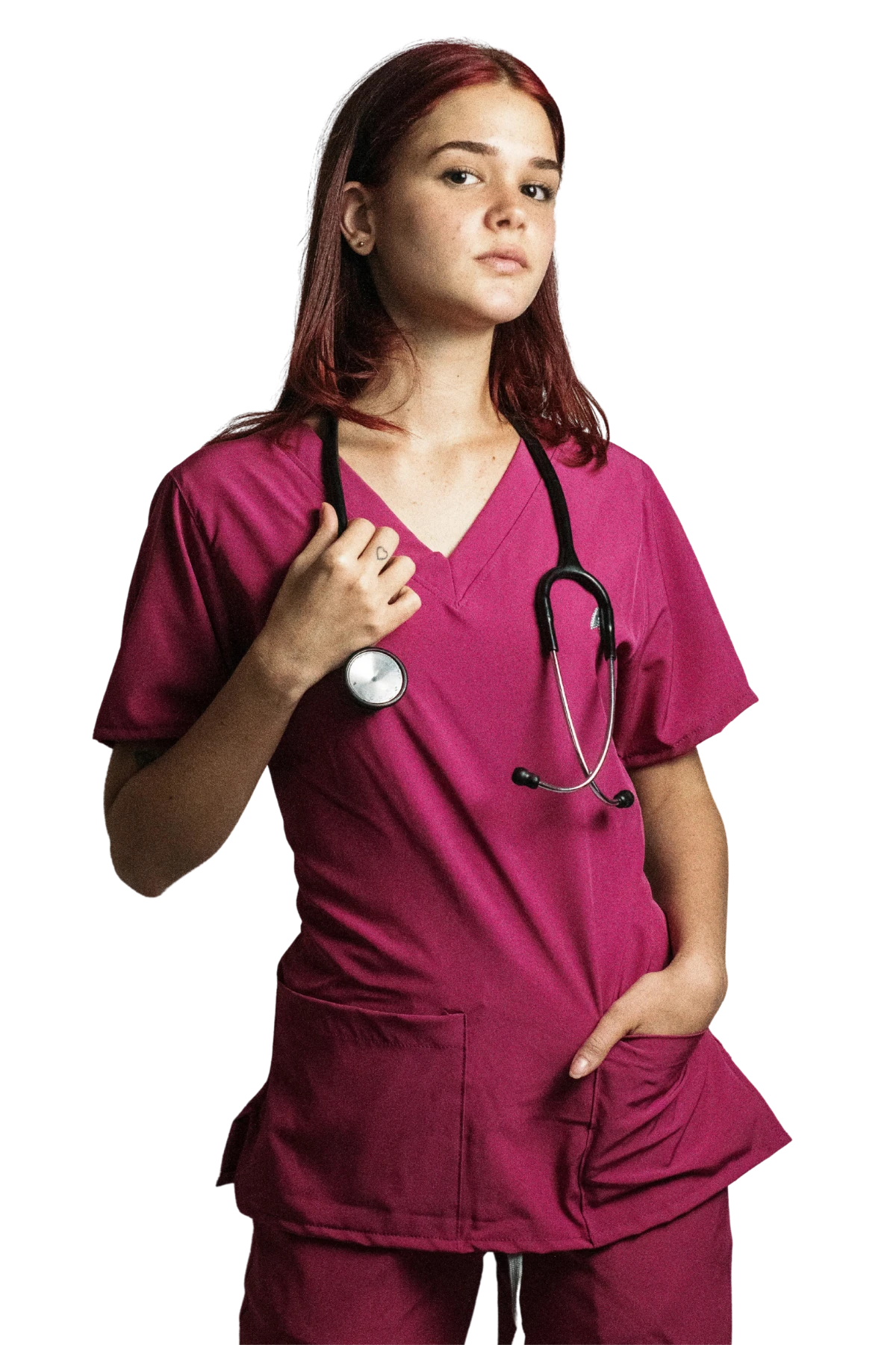 Medical professional in New Jersey with stethoscope, representing medical coding services