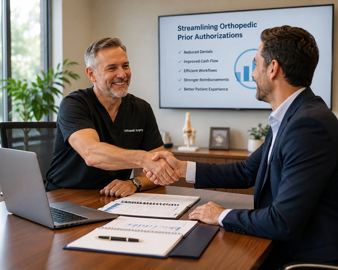 orthopedic RCM solutions consultation with billing specialist to reduce prior auth denials