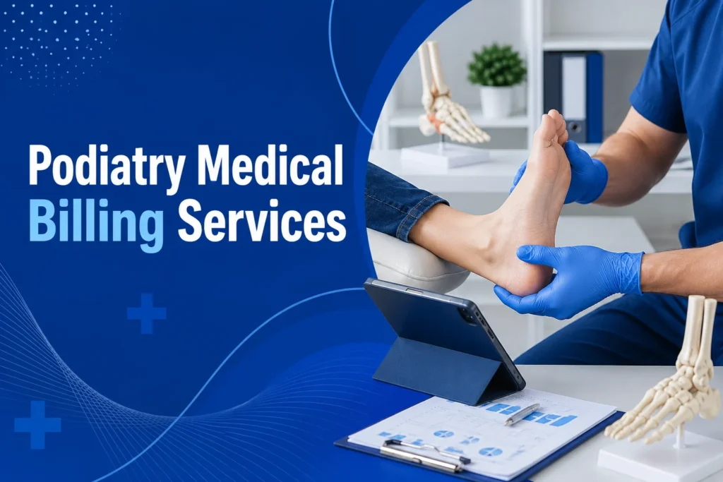 Podiatry Medical Billing Services for foot and ankle practices with expert podiatry billing and revenue cycle management