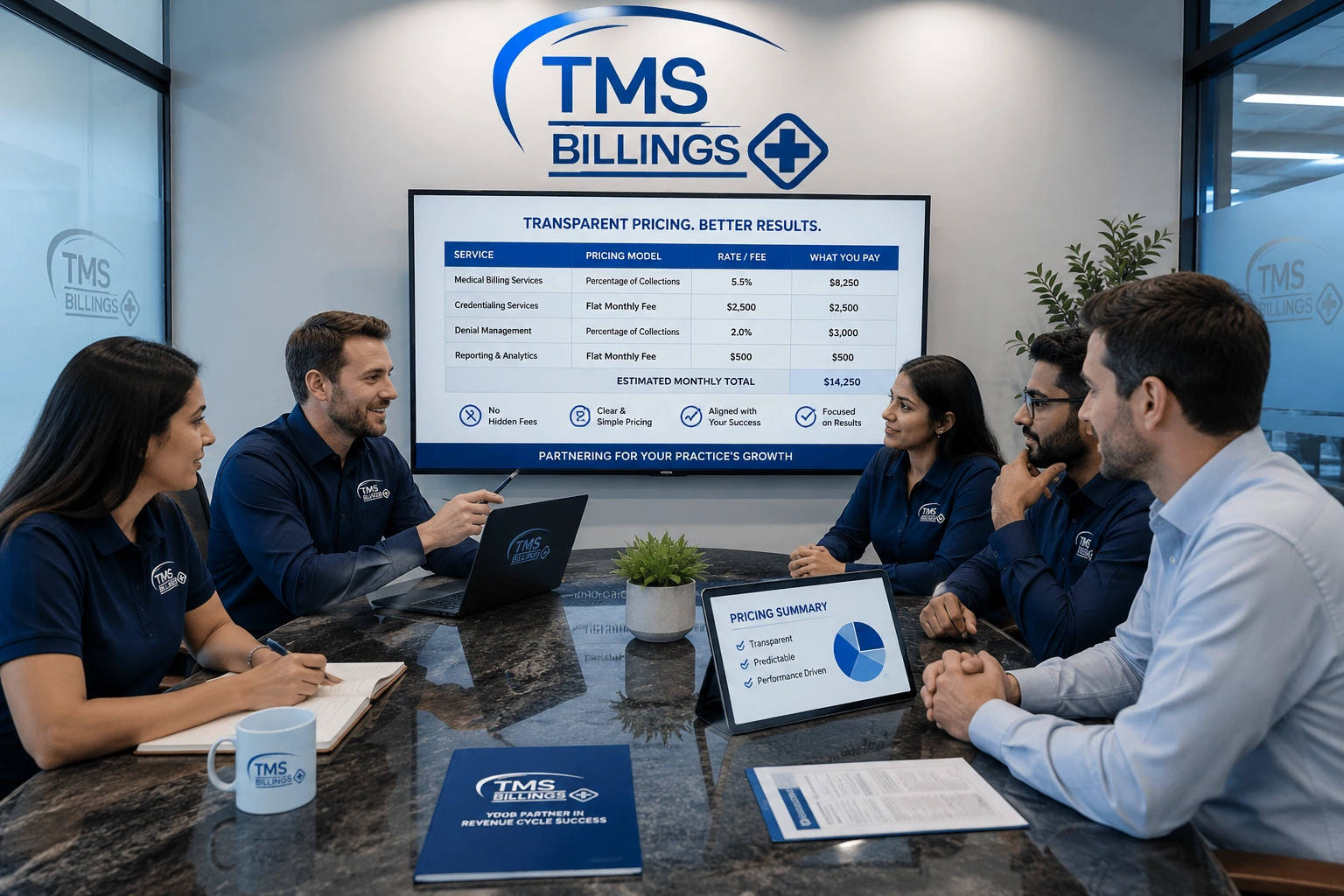 TMS Billings transparent pricing team review