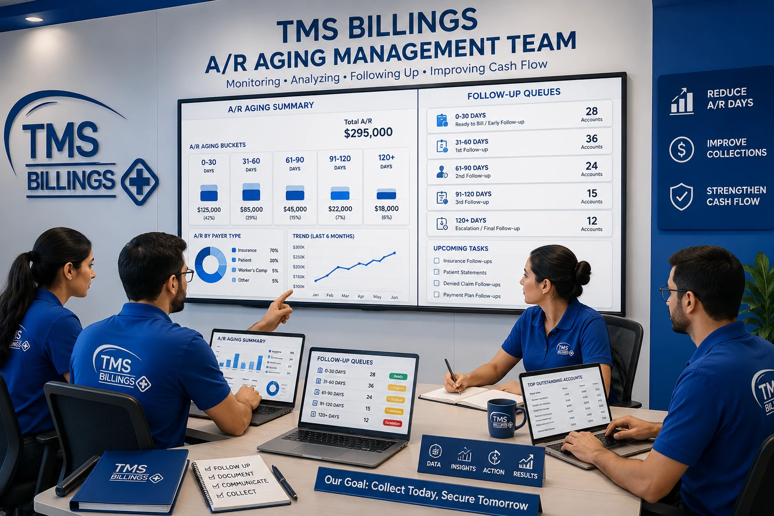 TMS Billings AR aging management team