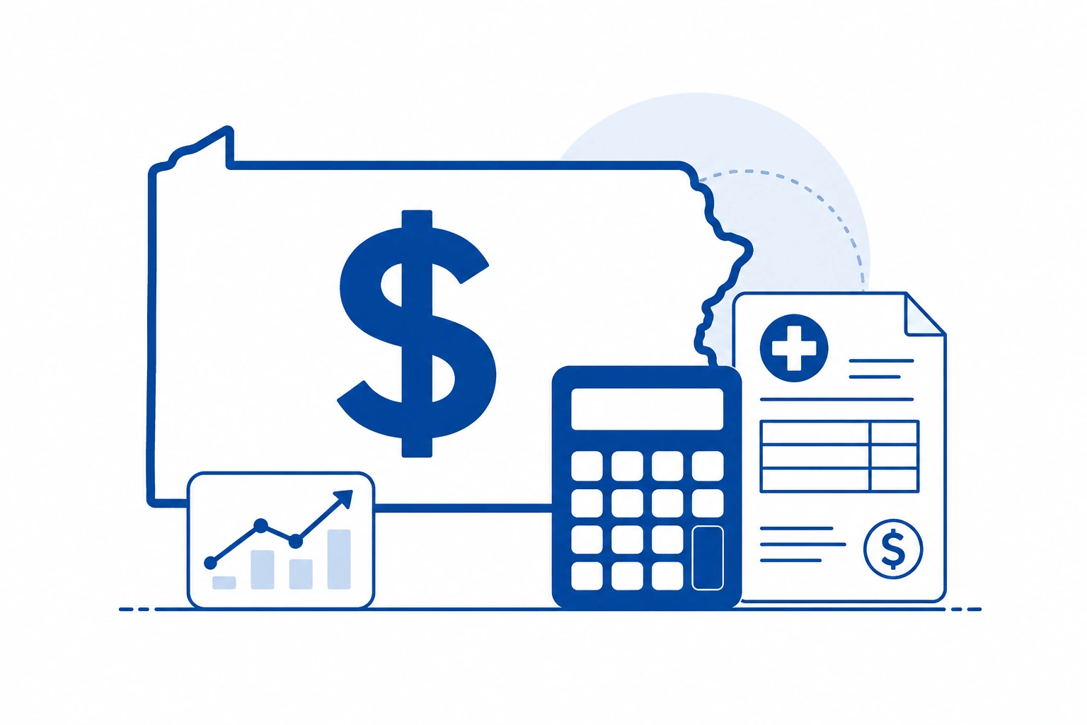 Medical billing services cost Pennsylvania overview illustration