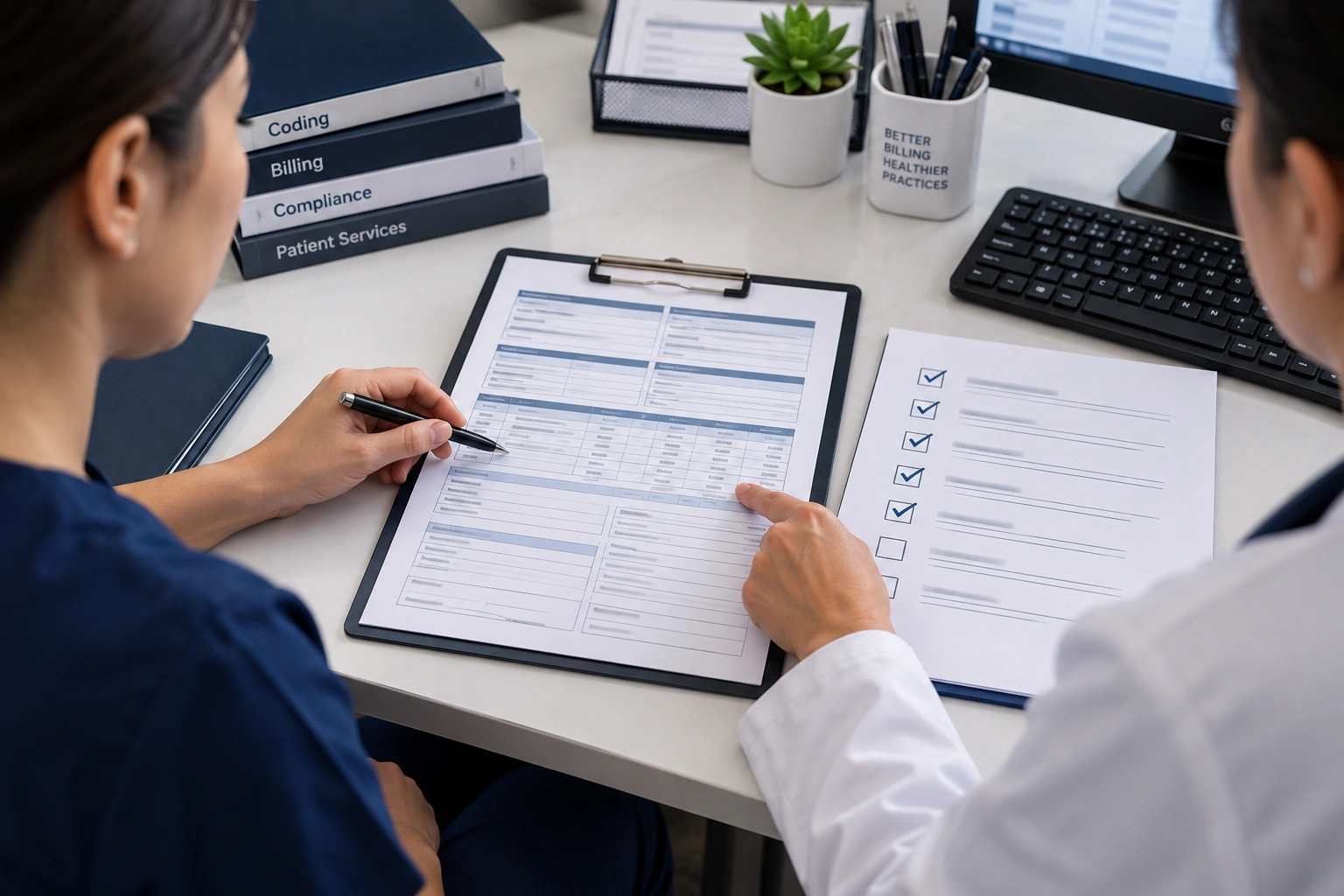 Superbill in medical billing compliance checklist