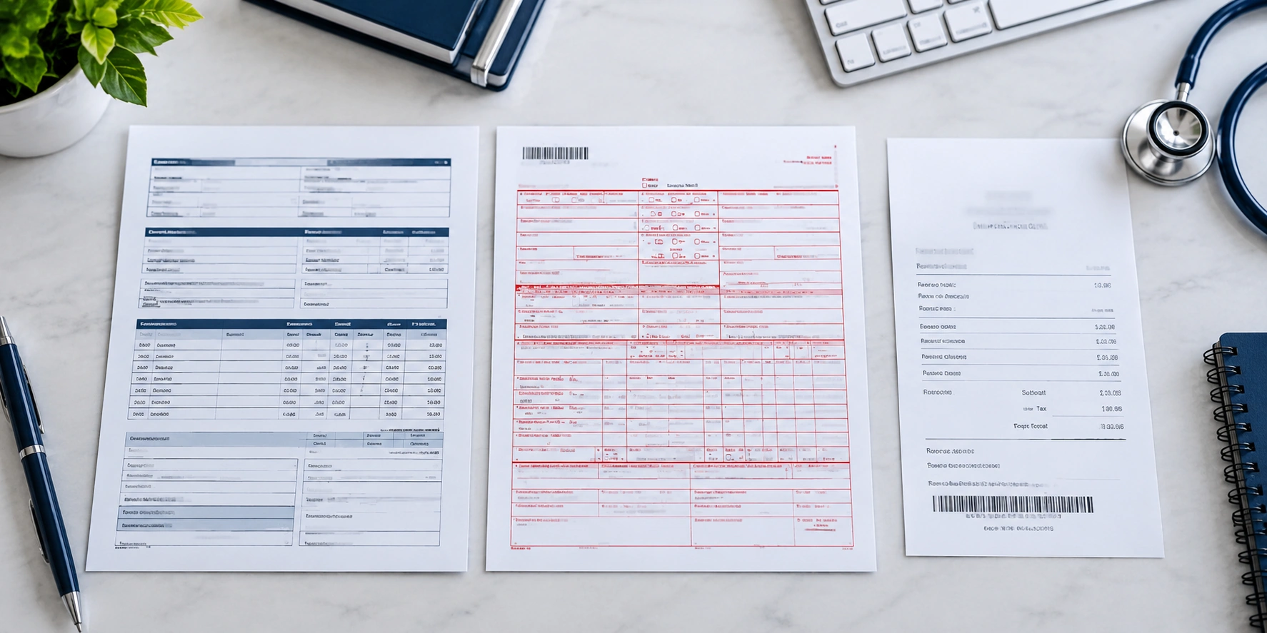 Superbill vs claim form in medical billing