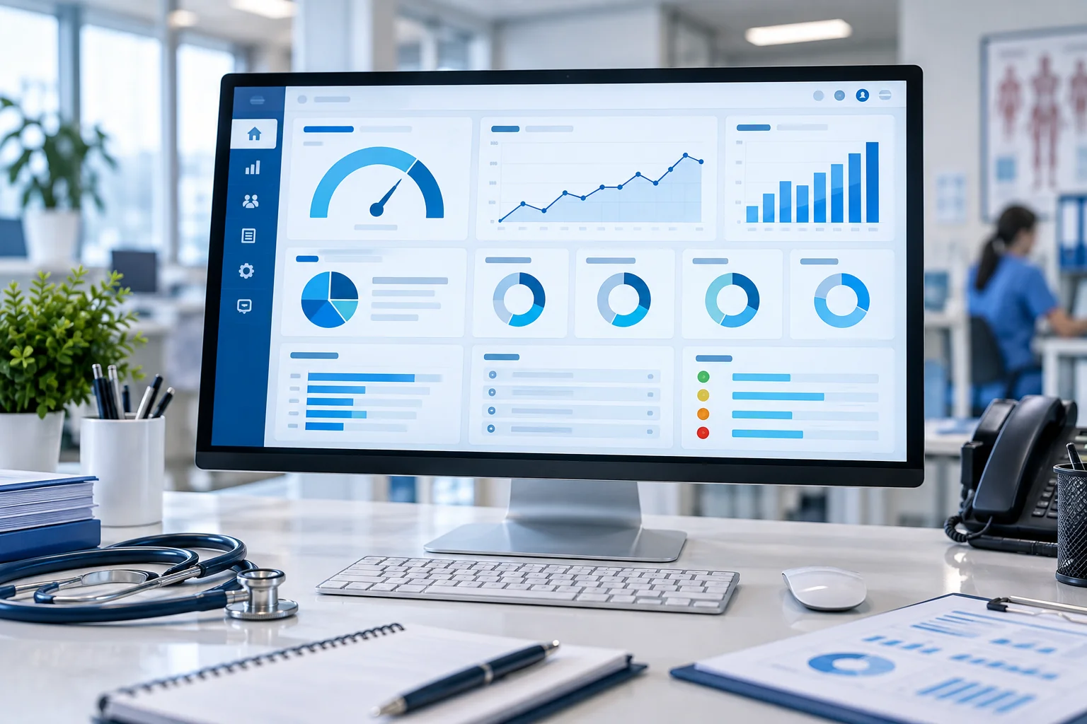Medical billing audit KPI dashboard