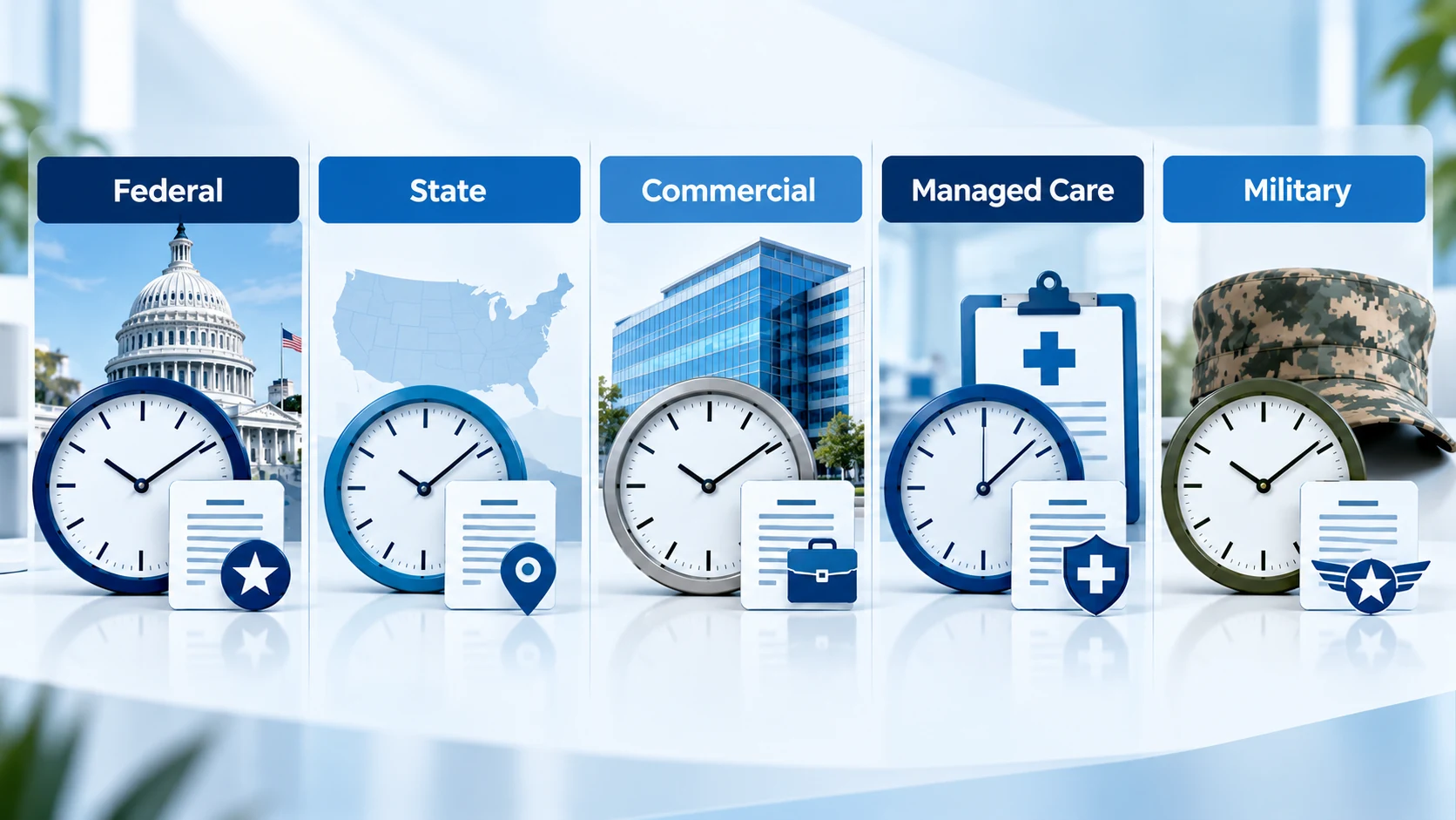 Timely filing limits by insurance payer comparison