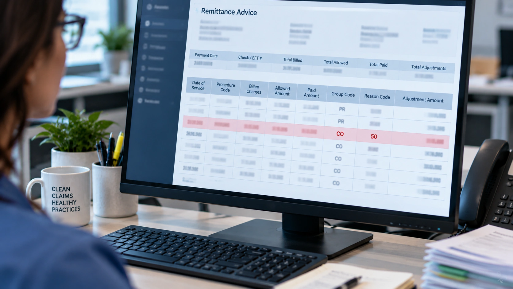What is the CO-50 denial code