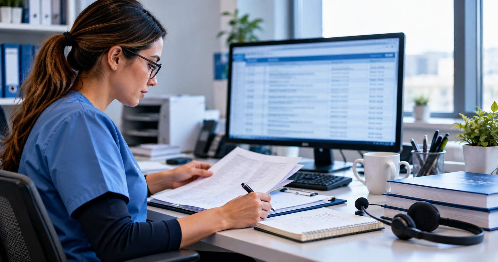 2027 ICD-10-CM changes reviewed at a medical practice billing desk