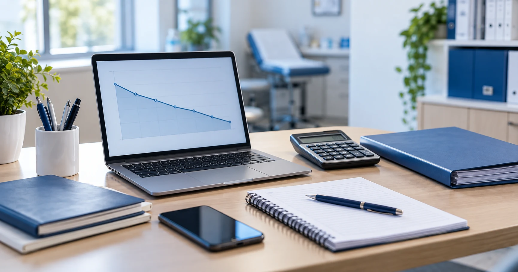 2027 Medicare physician fee schedule proposed cuts reviewed on a practice manager's desk